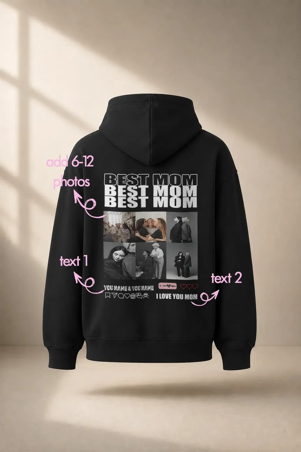 Худі Best Mom – подарунок для мами